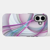 Moderne Abstrakte Fraktal-Kunst Case-Mate iPhone Hülle (Rückseite (Horizontal))