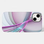 Moderne Abstrakte Fraktal-Kunst Case-Mate iPhone Hülle (Rückseite (Horizontal))