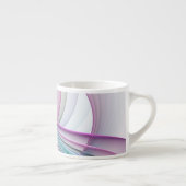 Moderne Abstrakte Fraktal-Kunst Espressotasse (Rechts)