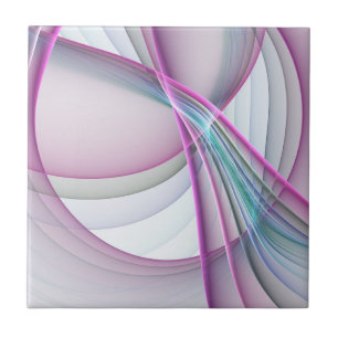 Moderne Abstrakte Fraktal-Kunst Fliese