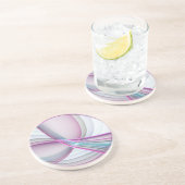 Moderne Abstrakte Fraktal-Kunst Getränkeuntersetzer (Seite)