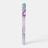 Moderne Abstrakte Fraktal-Kunst iPhone 16 Hülle (Rechte Seite)
