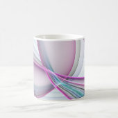 Moderne Abstrakte Fraktal-Kunst Kaffeetasse (Mittel)