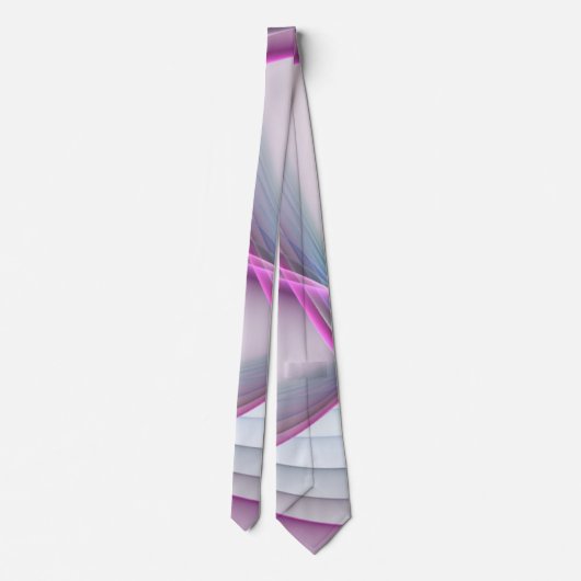 Moderne Abstrakte Fraktal-Kunst Krawatte (Rückseite)