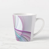 Moderne Abstrakte Fraktal-Kunst Milchtasse (Rechts)