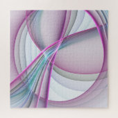 Moderne Abstrakte Fraktal-Kunst Puzzle (Horizontal)