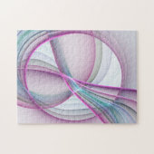 Moderne Abstrakte Fraktal-Kunst Puzzle (Horizontal)