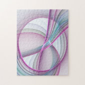 Moderne Abstrakte Fraktal-Kunst Puzzle (Vertikal)