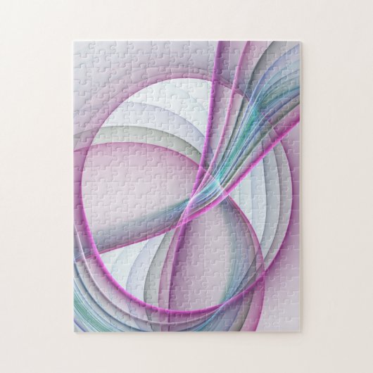 Moderne Abstrakte Fraktal-Kunst Puzzle (Vertikal)