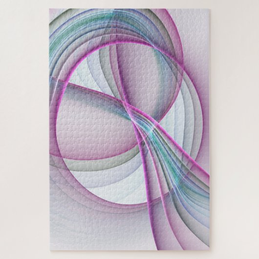 Moderne Abstrakte Fraktal-Kunst Puzzle (Vertikal)