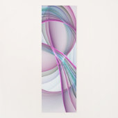 Moderne Abstrakte Fraktal-Kunst Yogamatte (Vorderseite)