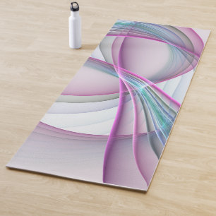 Moderne Abstrakte Fraktal-Kunst Yogamatte