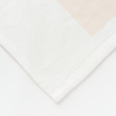 Moderne Abstrakte Frauen Gesicht Fleece-Decke Fleecedecke (Ecke)