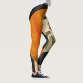 Moderne, Abstrakte Friedens-Olive Museo Cantonale Leggings (Rechts)