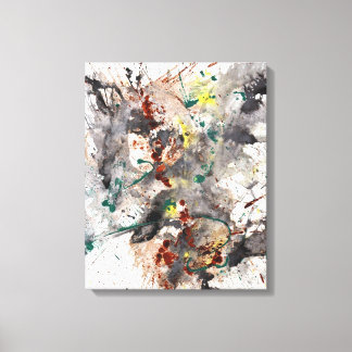 Moderne Abstrakte Galerie Umrissene Canvas Print Leinwanddruck