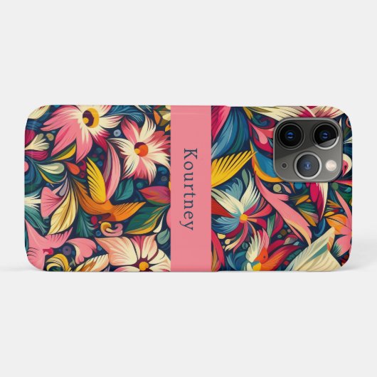 Moderne abstrakte Gartenkunst Case-Mate iPhone Hülle (Rückseite (Horizontal))