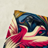 Moderne abstrakte Gartenkunst Strandtuch (Beispiel)