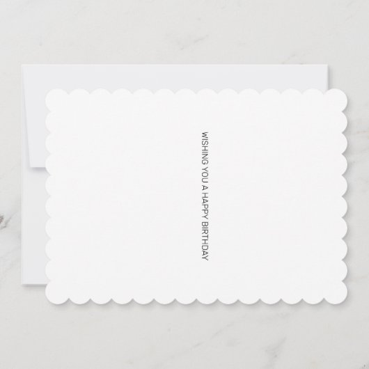 Moderne Abstrakte Geburtstagsfeier Einladung (Rückseite)