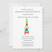 Moderne Abstrakte Geburtstagsfeier Einladung (Vorderseite)