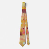 Moderne Abstrakte Gelbe Farbe Kunst Krawatte (Vorderseite)
