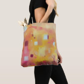 Moderne Abstrakte Gelbe Farbe Kunst Tasche (Von Nahem)