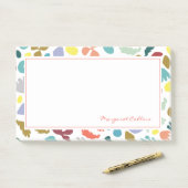 Moderne, Abstrakte Gemusterte und moderne Einricht Post-it Klebezettel (Auf Schreibtisch)