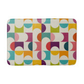 Moderne Abstrakte Geometrie im Mittelalter Badematte (Vorderseite)