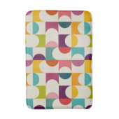 Moderne Abstrakte Geometrie im Mittelalter Badematte (Vorderseite Vertikal)