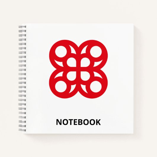 Moderne Abstrakte Geometrie Notizblock (Vorderseite)