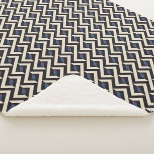 Moderne Abstrakte geometrische 2 - Blue Ridge, Pan Sherpadecke