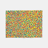 Moderne Abstrakte geometrische Balloons Fleecedecke (Vorderseite (Horizontal))