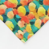 Moderne Abstrakte geometrische Balloons Fleecedecke (Ecke)