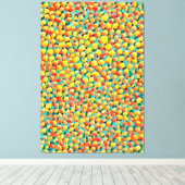 Moderne Abstrakte geometrische Balloons Leinwanddruck (Insitu (Holzboden))