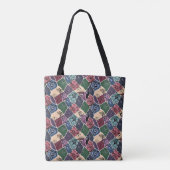 Moderne abstrakte geometrische digitale Muster 59 Tasche (Rückseite)