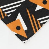 Moderne Abstrakte geometrische Dreiecke Fleecedecke (Ecke)