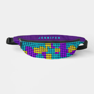 Moderne abstrakte geometrische farbenfrohe Spielze Bauchtasche