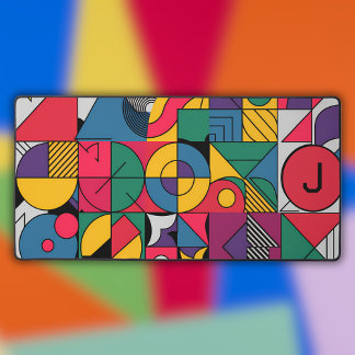 Moderne Abstrakte geometrische Formen Schreibtischunterlage