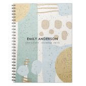 MODERNE ABSTRAKTE GEOMETRISCHE KERAMIK TEXTURE NOTIZBLOCK (Vorderseite)