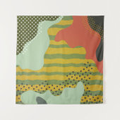 Moderne abstrakte geometrische Komposition mit Dek Wandteppich (Vorderseite (Horizontal))