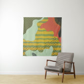 Moderne abstrakte geometrische Komposition mit Dek Wandteppich (Beispiel (Horizontal))