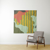 Moderne abstrakte geometrische Komposition mit Dek Wandteppich (Beispiel)