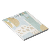 MODERNE ABSTRAKTE GEOMETRISCHE KUNST KERAMIK TEXTU NOTIZBLOCK (angewinkelt)