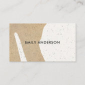 MODERNE ABSTRAKTE GEOMETRISCHE KUNST KERAMIK TEXTU VISITENKARTE (Vorderseite)