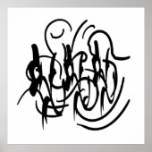 moderne abstrakte geometrische Kunst Poster (Vorne)