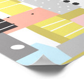 moderne abstrakte geometrische Kunst Poster (Ecke)