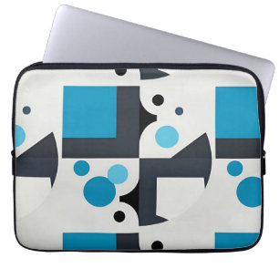 Moderne abstrakte geometrische Kunstwerke Laptopschutzhülle