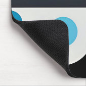 Moderne Abstrakte geometrische Kunstwerke Mousepad (Ecke)