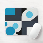 Moderne Abstrakte geometrische Kunstwerke Mousepad (Mit Mouse)