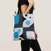 Moderne Abstrakte geometrische Kunstwerke Tasche (Von Nahem)