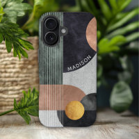 Moderne abstrakte geometrische Marmor-Personalisie